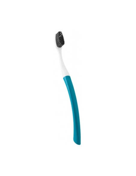 Cepillo de dientes mediano con cabezal intercambiable Azul 1 unidad Bioseptyl