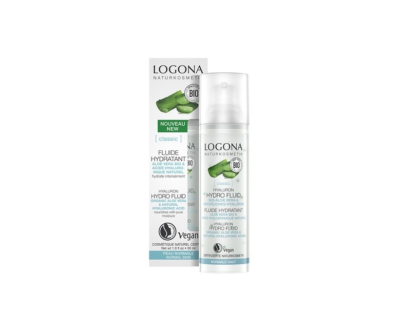 Fluido Hidratante Aloe Vera & Ácido Hialurónico 30 ml Logona