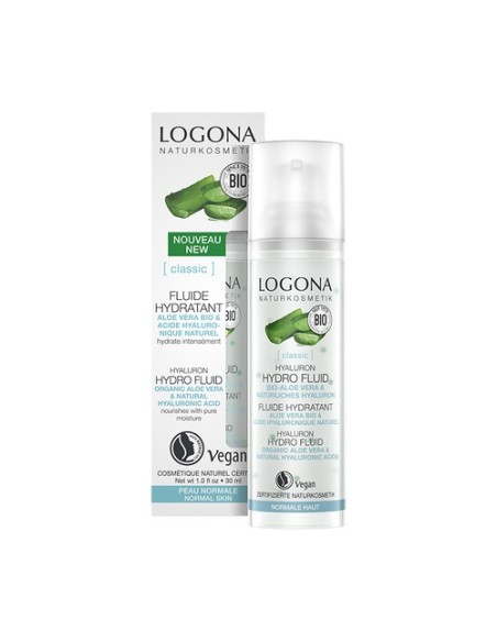 Fluido Hidratante Aloe Vera & Ácido Hialurónico 30 ml Logona