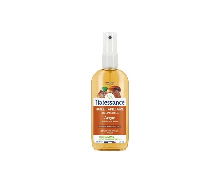 Aceite capilar embellecedor de argán 160 ml de aceite Natessance