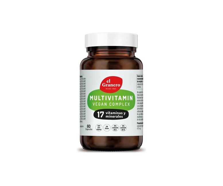Vegan Complex 457 mg 60 cápsulas El Granero Integral