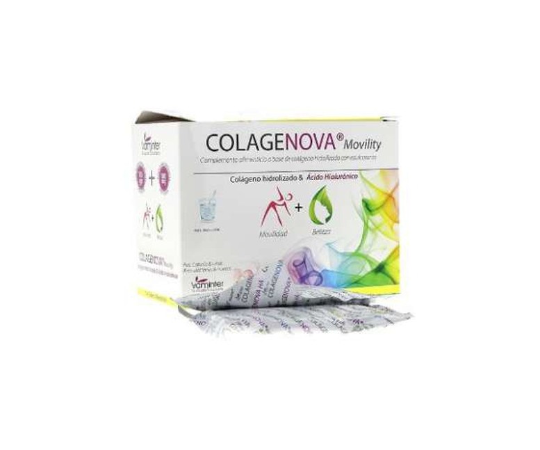 Colagenova movility colágeno con hialurónico (sabor limón) 14 sobres (Limón) Vaminter
