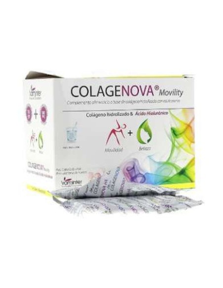 Colagenova movility colágeno con hialurónico (sabor limón) 14 sobres (Limón) Vaminter