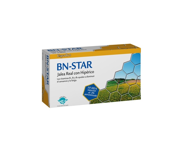 MontStar Jalea Real BN-STAR hipérico 20 ampollas Espadiet