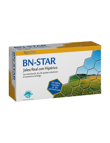 MontStar Jalea Real BN-STAR hipérico 20 ampollas Espadiet