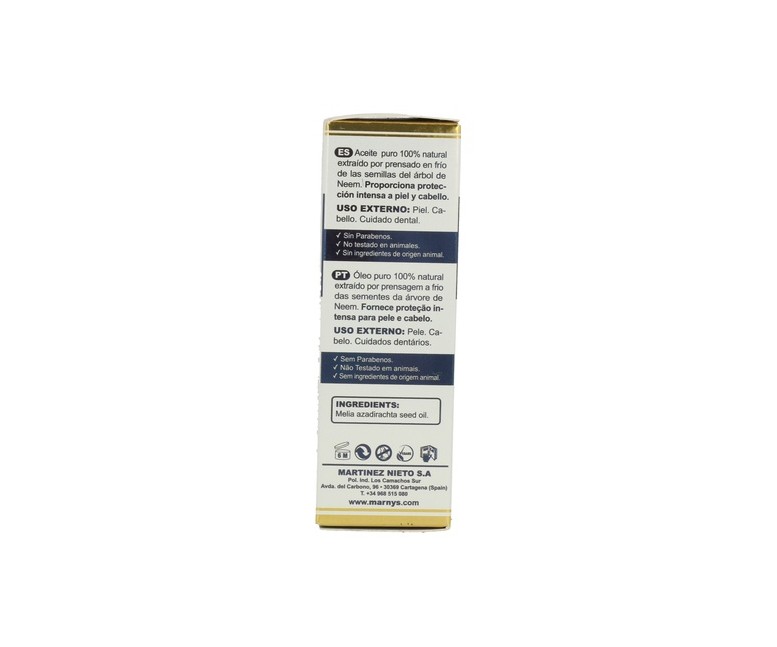 Aceite de Neem 15 ml de aceite esencial MARNYS®