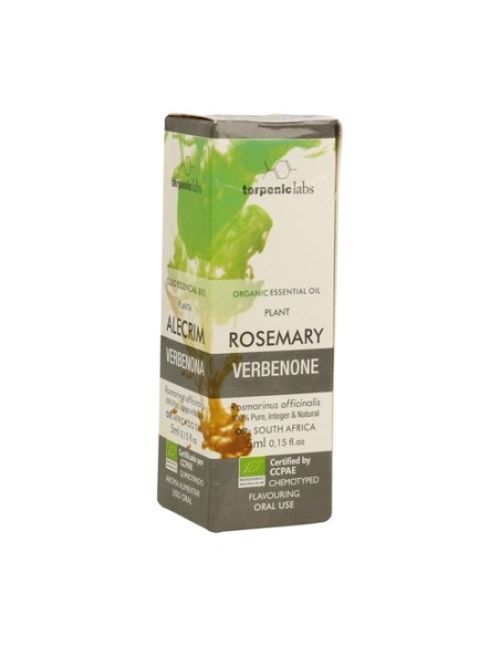 Aceite Esencial Romero Verbenona Bio 5 ml de aceite esencial Terpenic