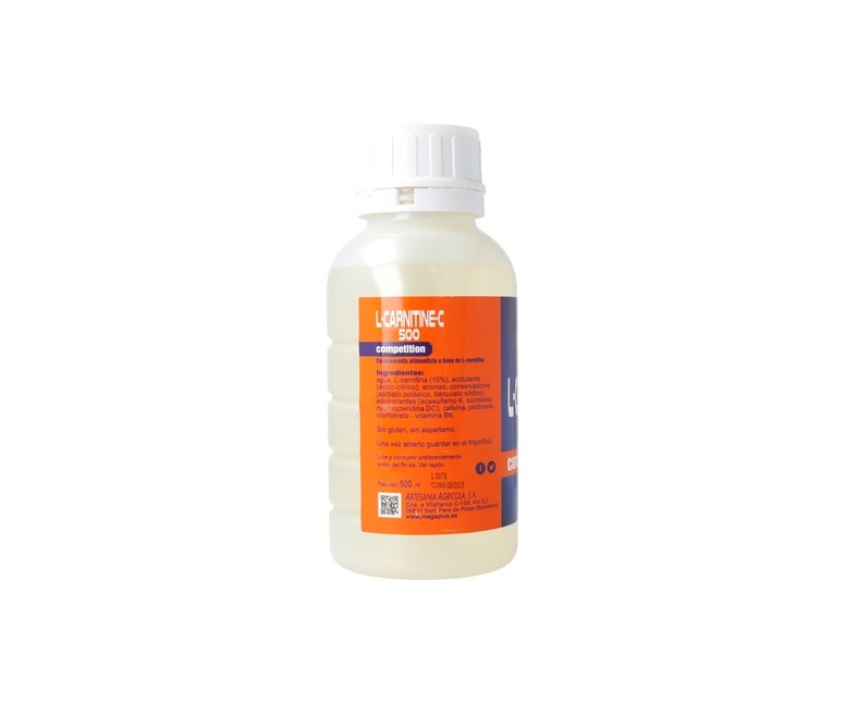 L Carnitine C 500 Competition (Con Cafeina) 500 ml Mega Plus
