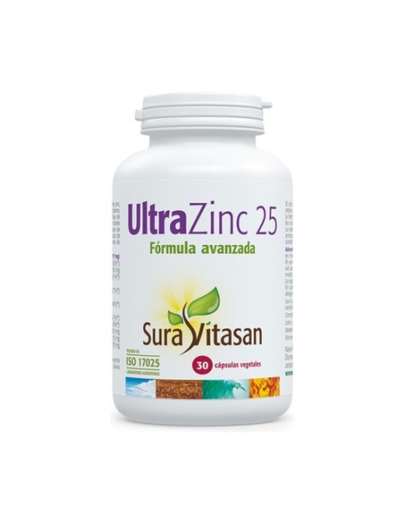 UltraZinc 25 90 cápsulas vegetales Sura Vitasan