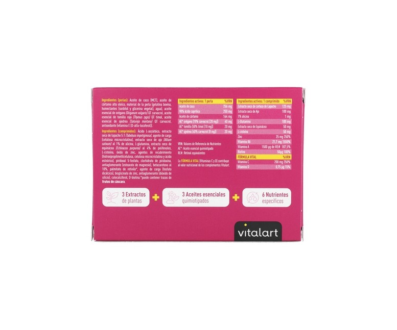 Cándida 30 comprimidos + 30 perlas VITALART