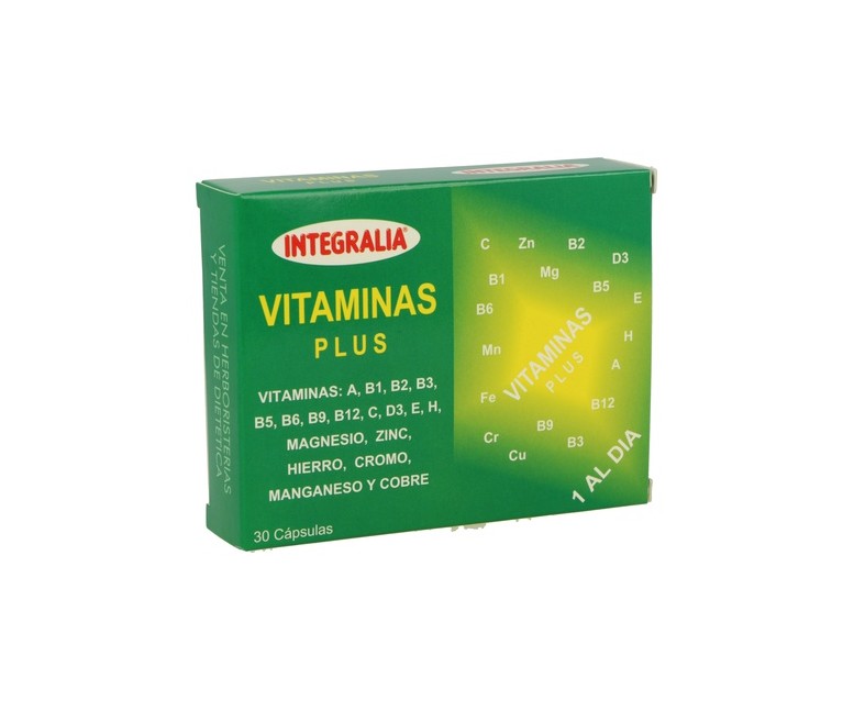 Vitaminas Plus 30 cápsulas Integralia
