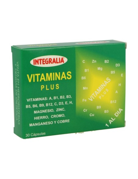 Vitaminas Plus 30 cápsulas Integralia