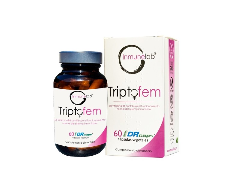 Triptofem, equilibrio emocional 60 cápsulas de 840mg Inmunelab