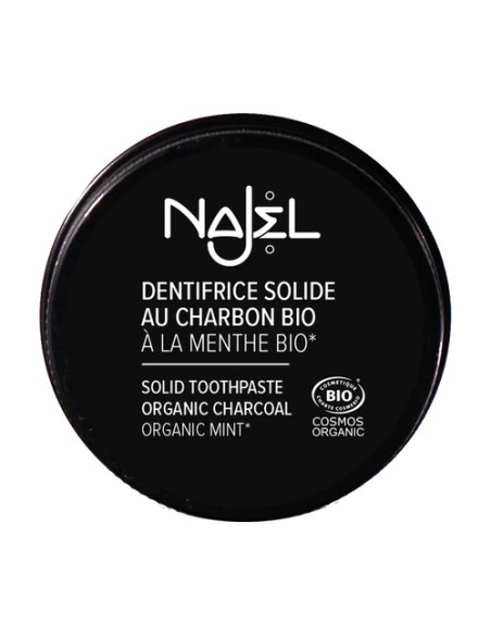 Pasta de dientes sólida de carbón vegetal 33 g Najel