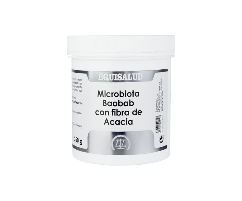 Microbiota baobab con fibra de acacia 250 ml de polvo Equisalud