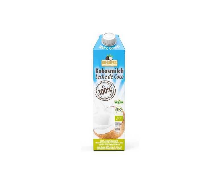 Leche de coco para cocinar - Premium Bio 1000 ml Dr. Goerg