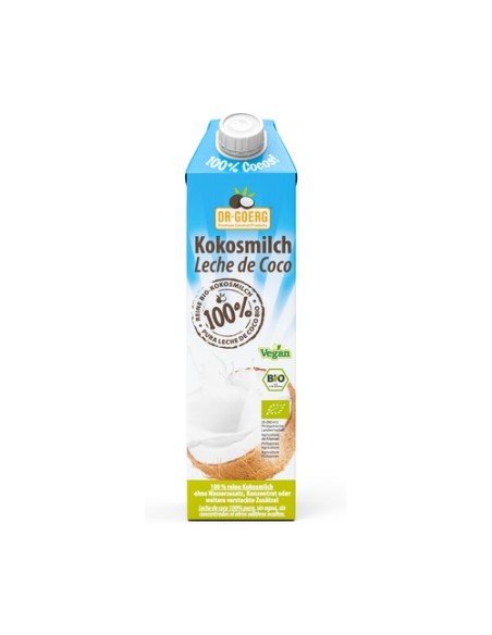 Leche de coco para cocinar - Premium Bio 1000 ml Dr. Goerg