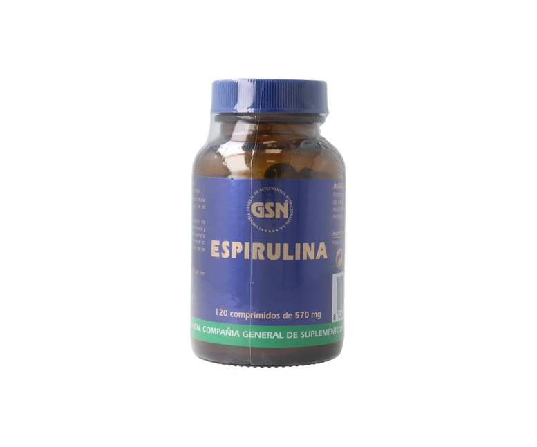 Espirulina 120 comprimidos de 300mg Gsn