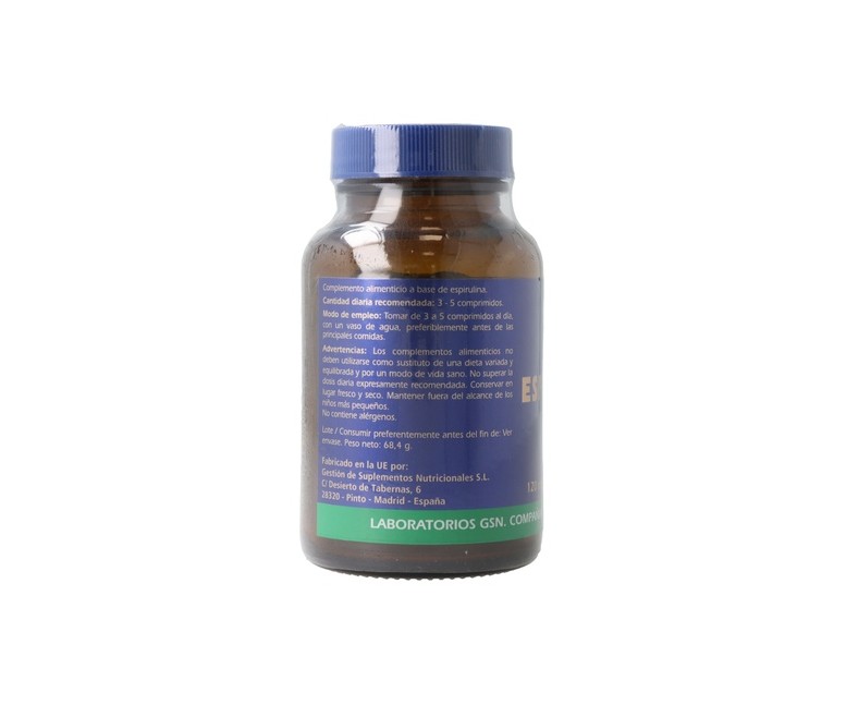 Espirulina 120 comprimidos de 300mg Gsn