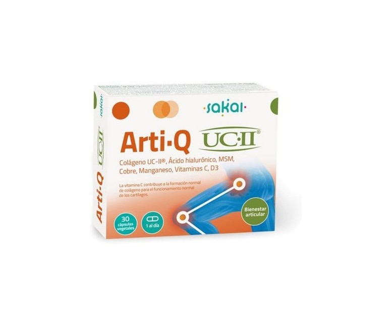 Arti-Q UCII bienestar articular 30 cápsulas Sakai