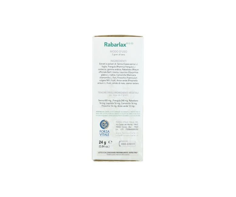 Rabarlax+ 25 g Forza Vitale
