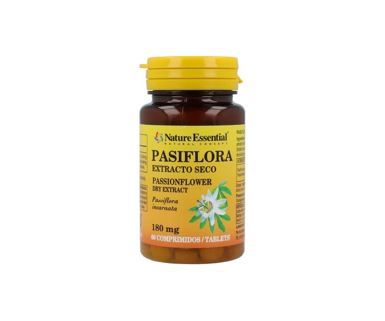 Pasiflora extracto seco 180mg 60 comprimidos de 180mg Nature essential