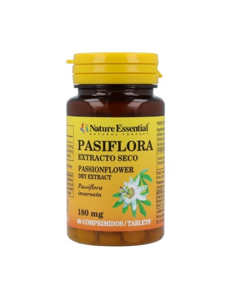 Pasiflora extracto seco 180mg 60 comprimidos de 180mg Nature essential