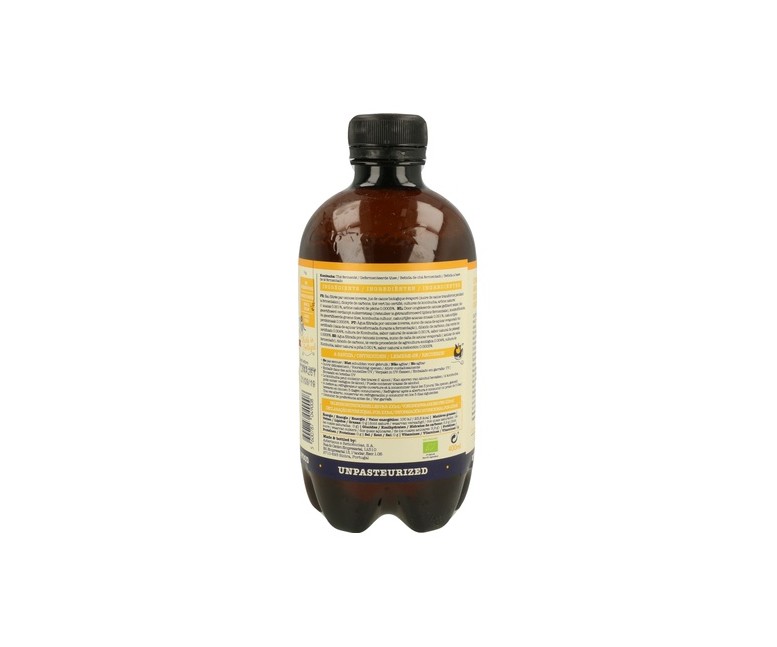 Bebida Kombucha Té Piña y Melocotón Bio 400 ml (Melocotón - Piña) Captain Kombucha