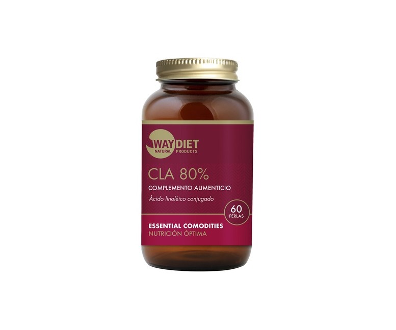 CLA 80% 60 perlas de 1371.3mg Waydiet
