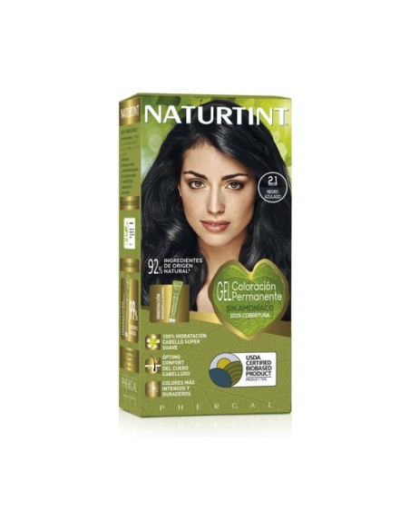 Naturtint Coloración Con Quinoa 2.1 - Negro Azulado 1 unidad Naturtint