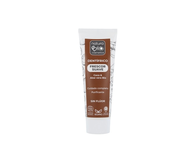 Dentífrico Extra Fresco Aloe Vera y Coco Bio 75 ml NaturaBIO Cosmetics