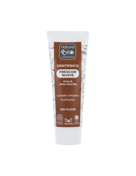 Dentífrico Extra Fresco Aloe Vera y Coco Bio 75 ml NaturaBIO Cosmetics