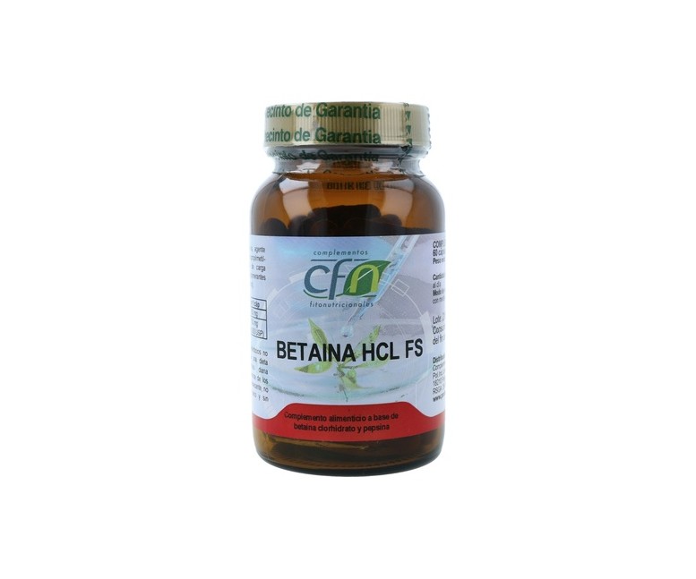 Betaína HCL FS 60 cápsulas Cfn