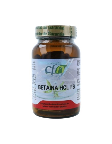 Betaína HCL FS 60 cápsulas Cfn
