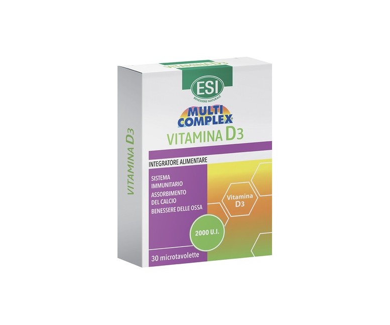 Vitamina D3 30 comprimidos ESI - TREPAT DIET