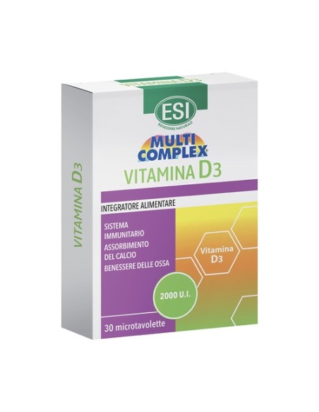 Vitamina D3 30 comprimidos ESI - TREPAT DIET