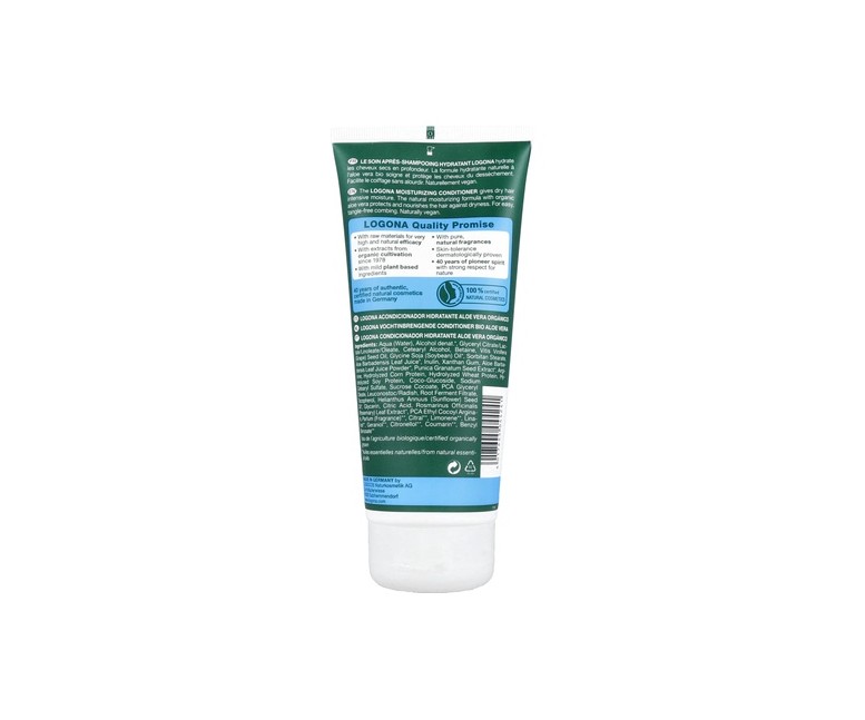 Acondicionador Hidratante Aloe Vera Bio 200 ml de crema Logona