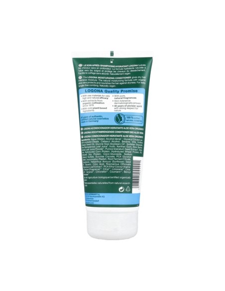 Acondicionador Hidratante Aloe Vera Bio 200 ml de crema Logona