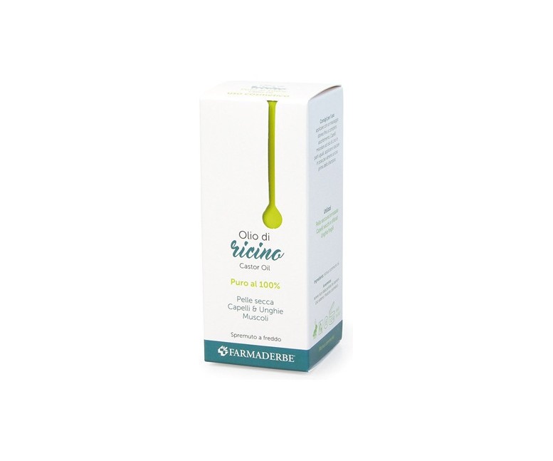 Aceite de ricino puro 100% 100 ml Farmaderbe