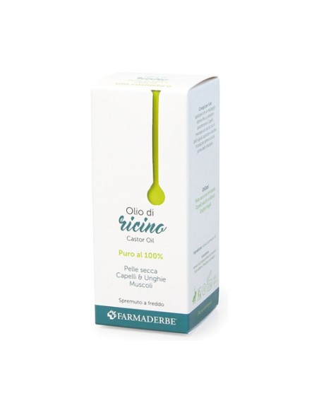Aceite de ricino puro 100% 100 ml Farmaderbe