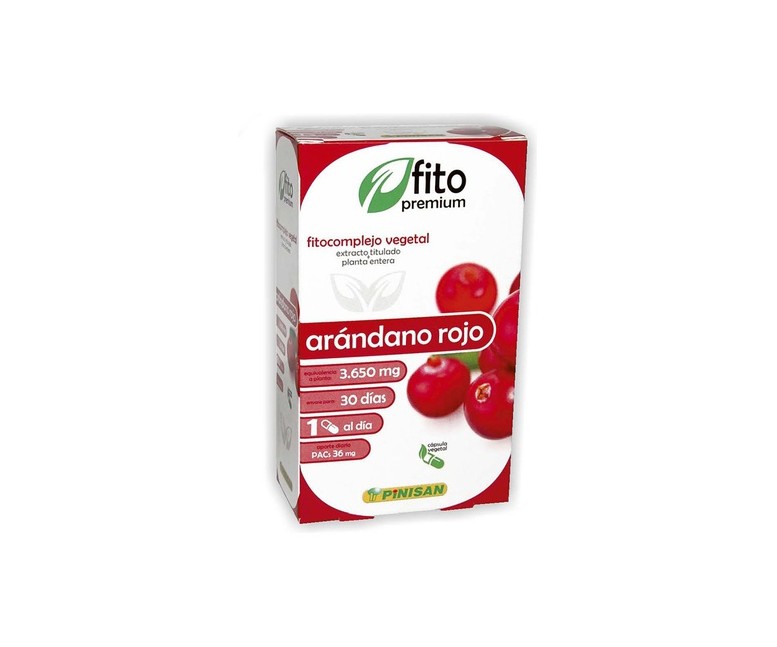 Fito premium arándano rojo 30 cápsulas Pinisan