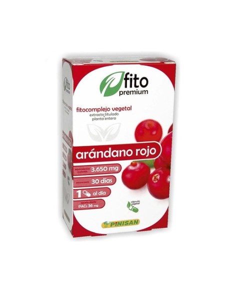 Fito premium arándano rojo 30 cápsulas Pinisan