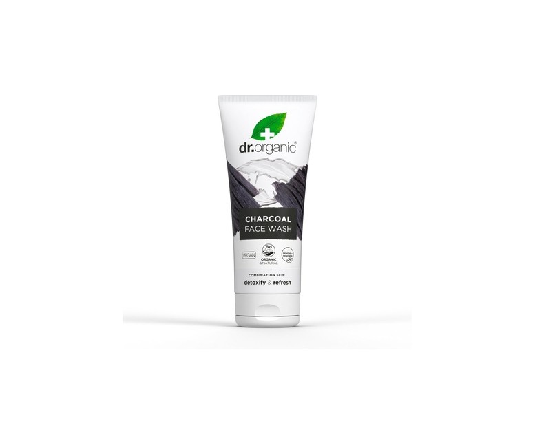 Limpiador facial de Carbón - piel grasa 200 ml Dr. Organic