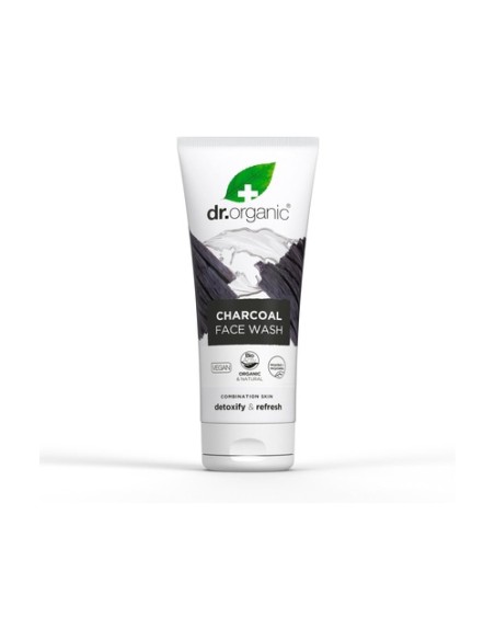 Limpiador facial de Carbón - piel grasa 200 ml Dr. Organic