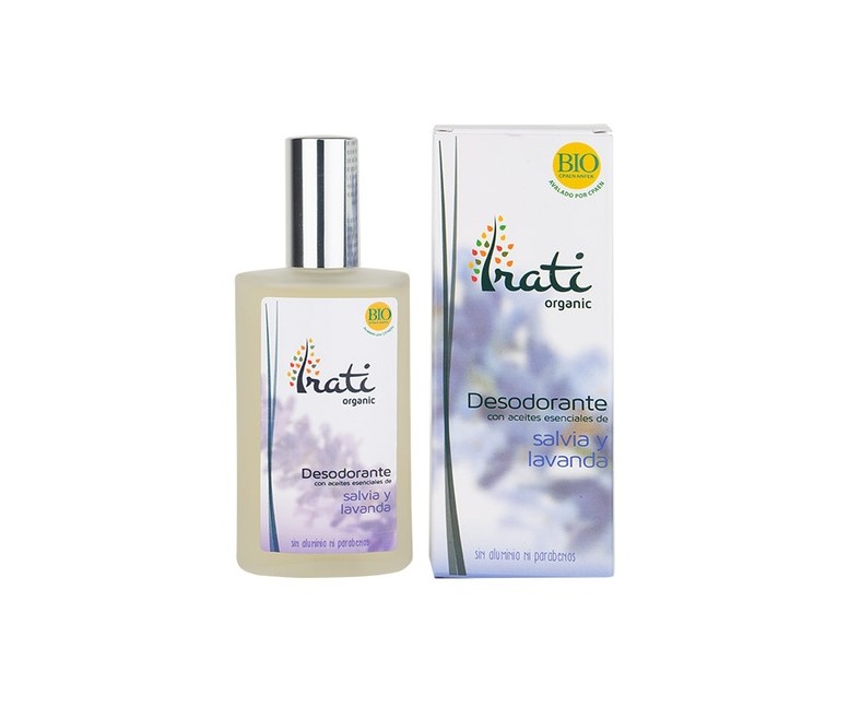 Desodorante spray salvia y lavanda Bio 100 ml Irati Organic