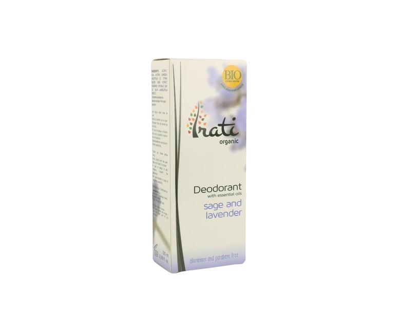 Desodorante spray salvia y lavanda Bio 100 ml Irati Organic