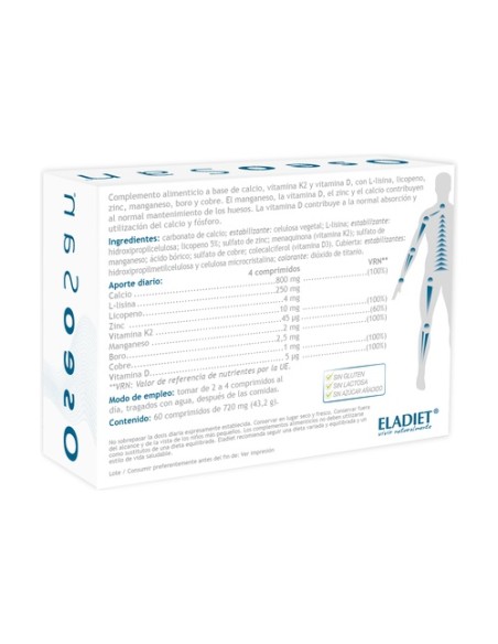 Regendol - Huesos 60 comprimidos Eladiet