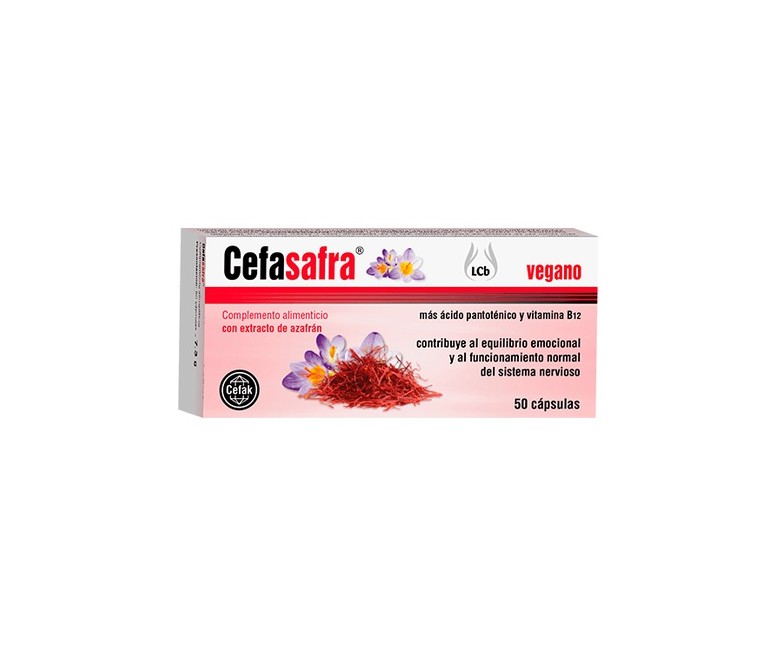Cefasafra - Extracto de azafrán 50 cápsulas Cefak
