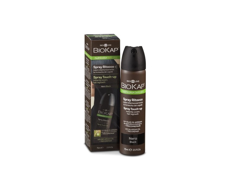 Spray Retoque Negro 75 ml Biokap