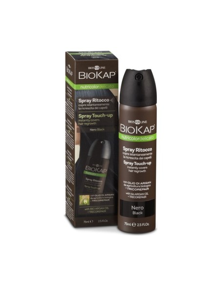 Spray Retoque Negro 75 ml Biokap